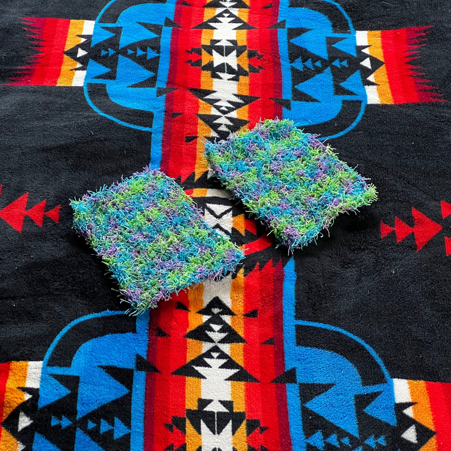 Red Heart Scrubby